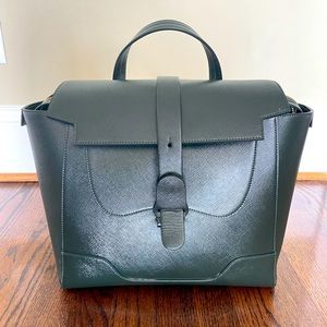 Senreve Maestra bag in forest vegan leather